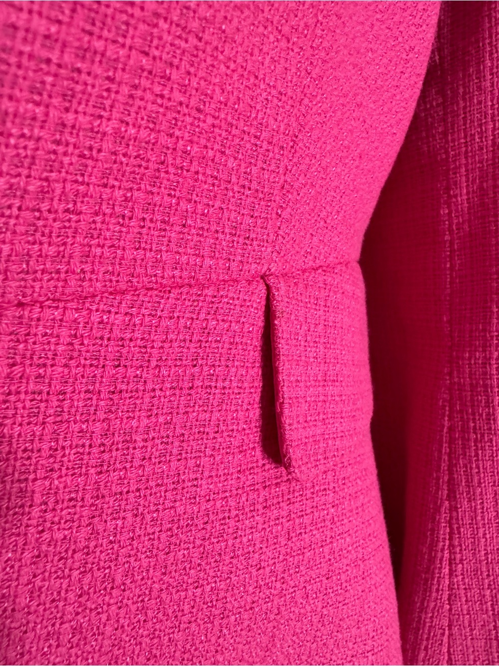 Ann Taylor Textured Blazer in Vibrant Hot Pink - Picture 6 of 11